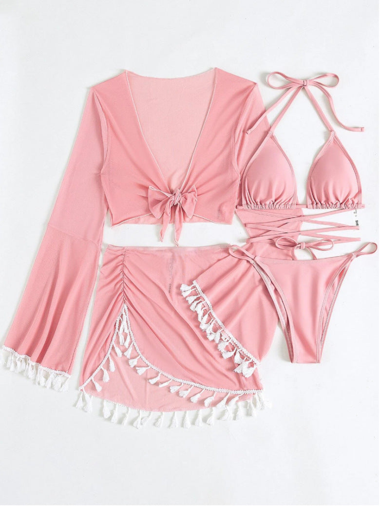 Damen Bikini-Oberteil – Einfarbig, Sexy European Style