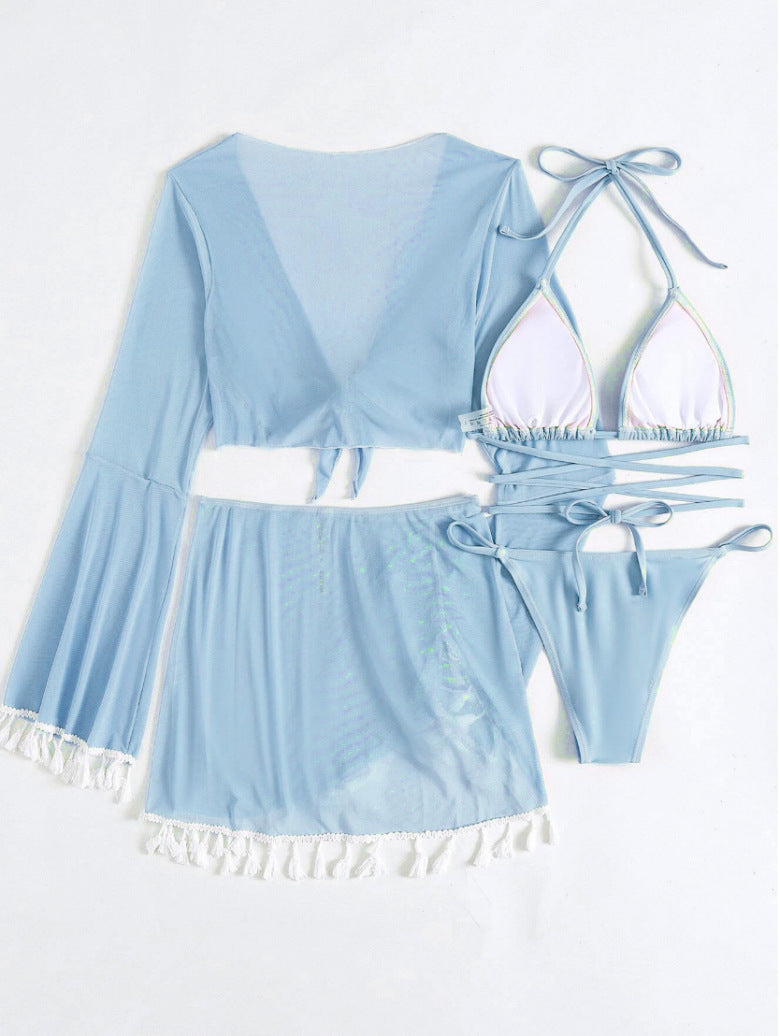 Damen Bikini-Oberteil – Einfarbig, Sexy European Style