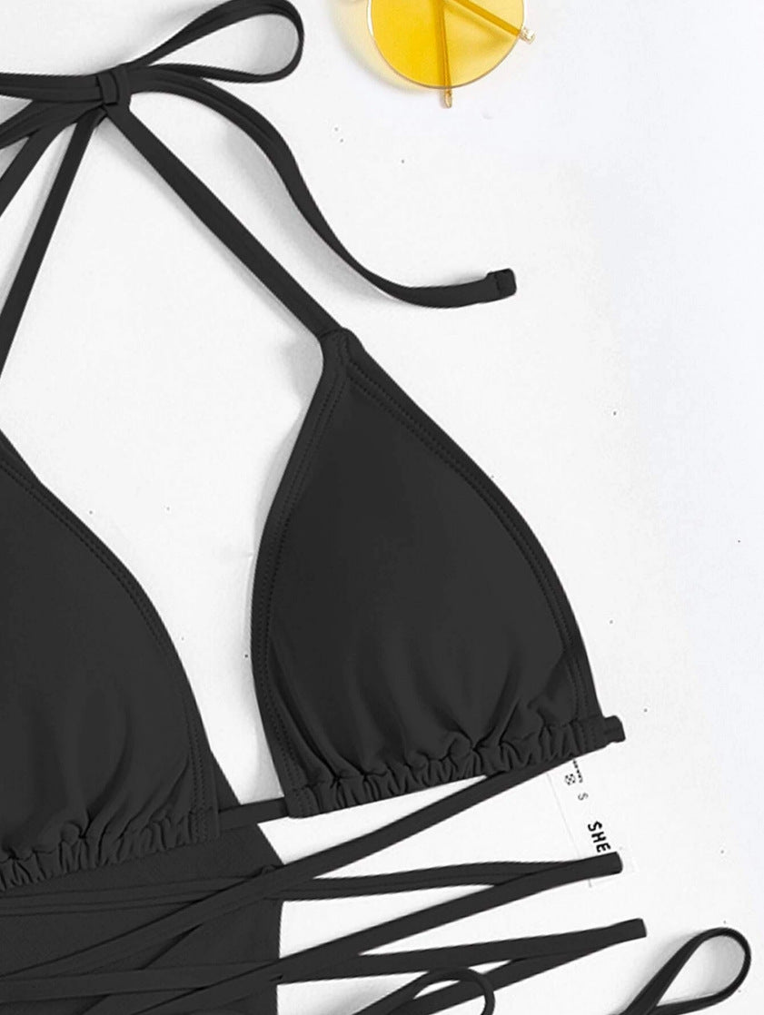 Damen Bikini-Oberteil – Einfarbig, Sexy European Style