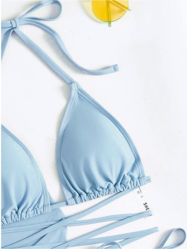 Damen Bikini-Oberteil – Einfarbig, Sexy European Style