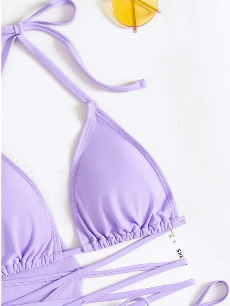 Damen Bikini-Oberteil – Einfarbig, Sexy European Style
