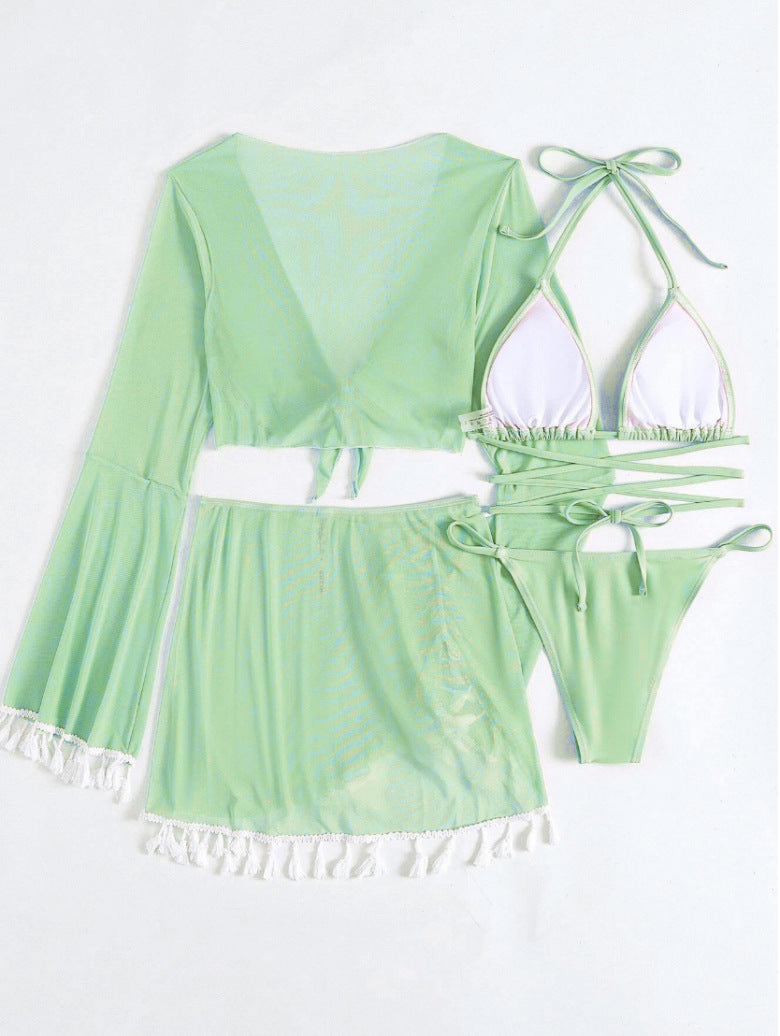 Damen Bikini-Oberteil – Einfarbig, Sexy European Style