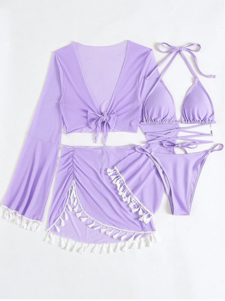Damen Bikini-Oberteil – Einfarbig, Sexy European Style