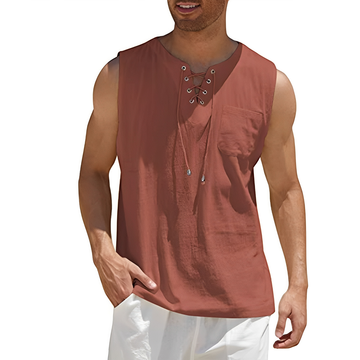 Alexia - Bequemes, ärmelloses Tanktop für Herren