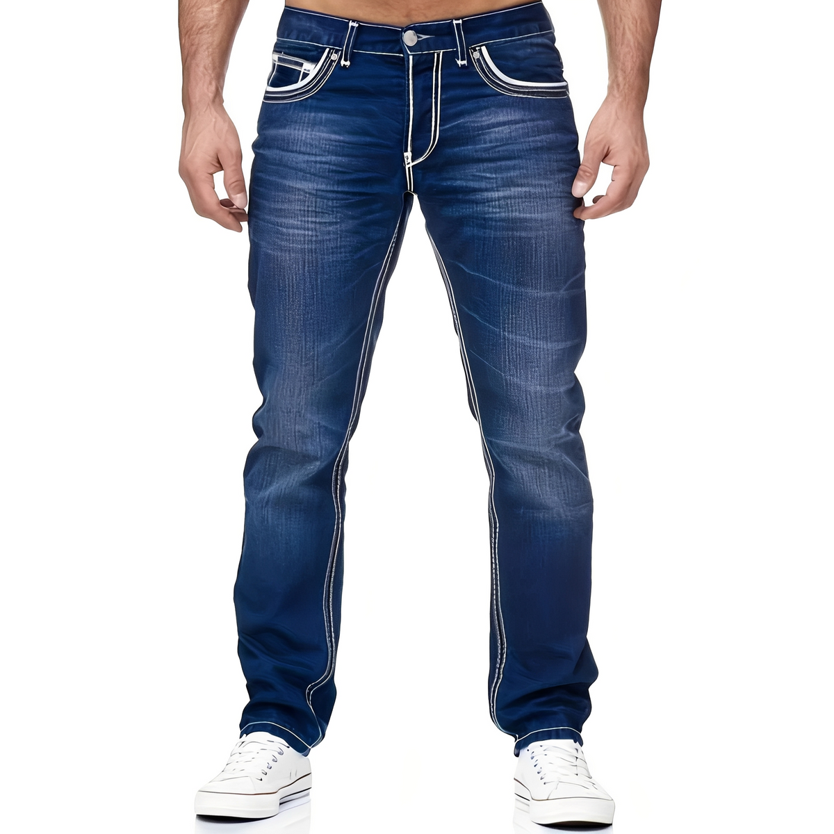 Andy - Stilvolle Jeans im Used-Look für Herren