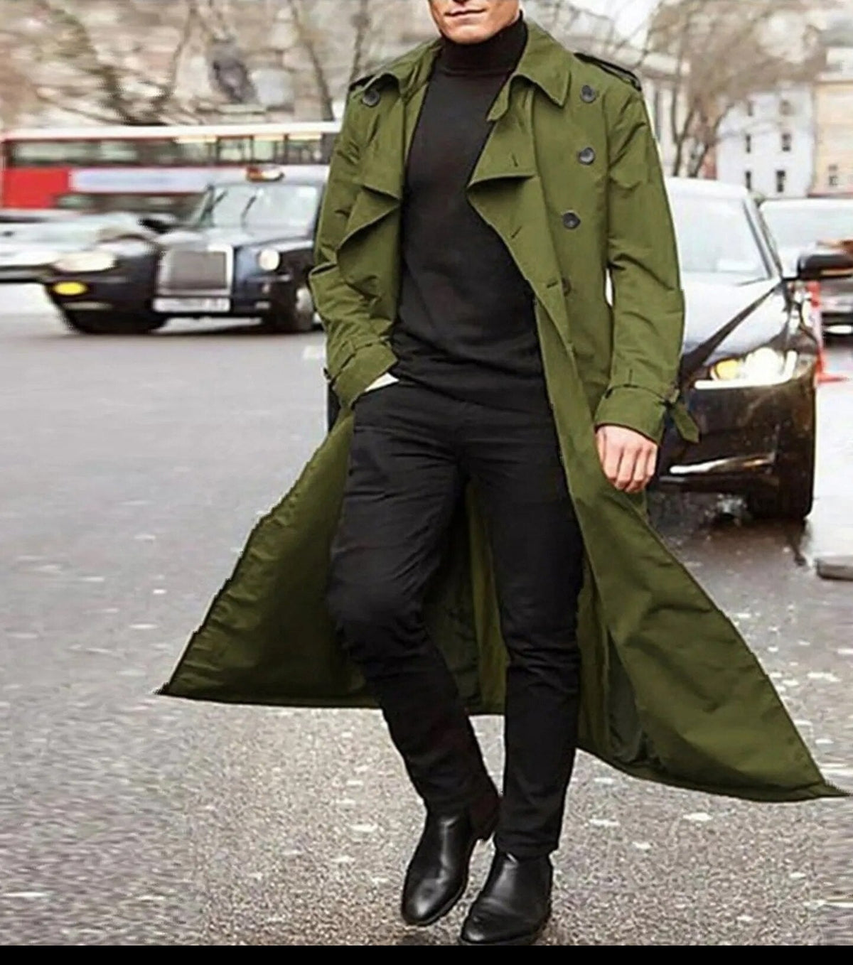 Niba | Lässiger modischer Herren Trenchcoat