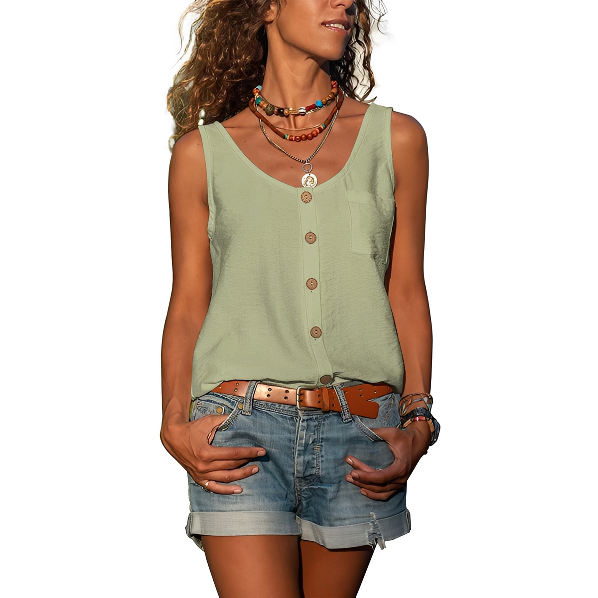 Nyla - Damen-Tanktop im trendigen Design