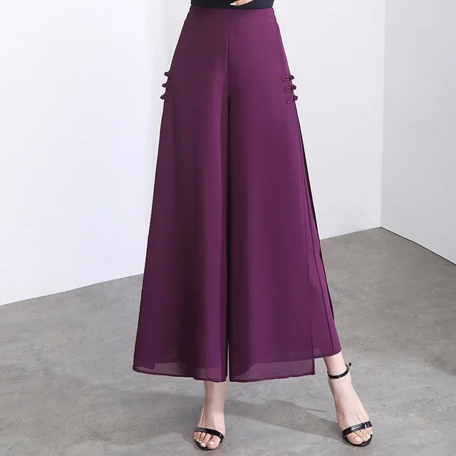 Riviera Eleganz™ Weite Hose mit Überwurf