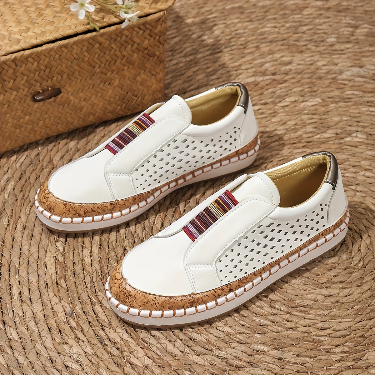 Sneaker Damen | Slip-On Komfort & Atmungsaktive Perforation