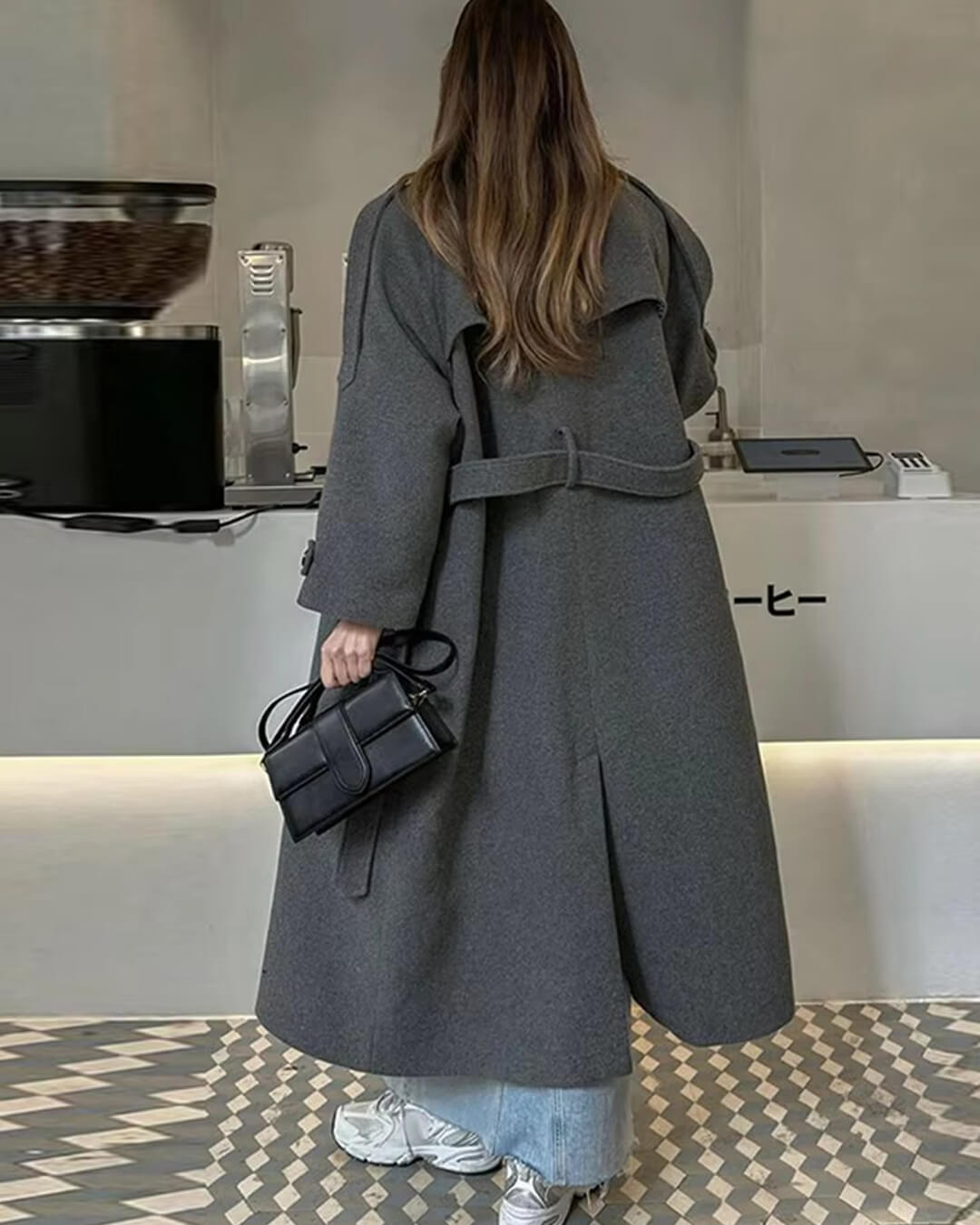 Sandra | Damen Stilvoller und Vielseitiger Wollmantel