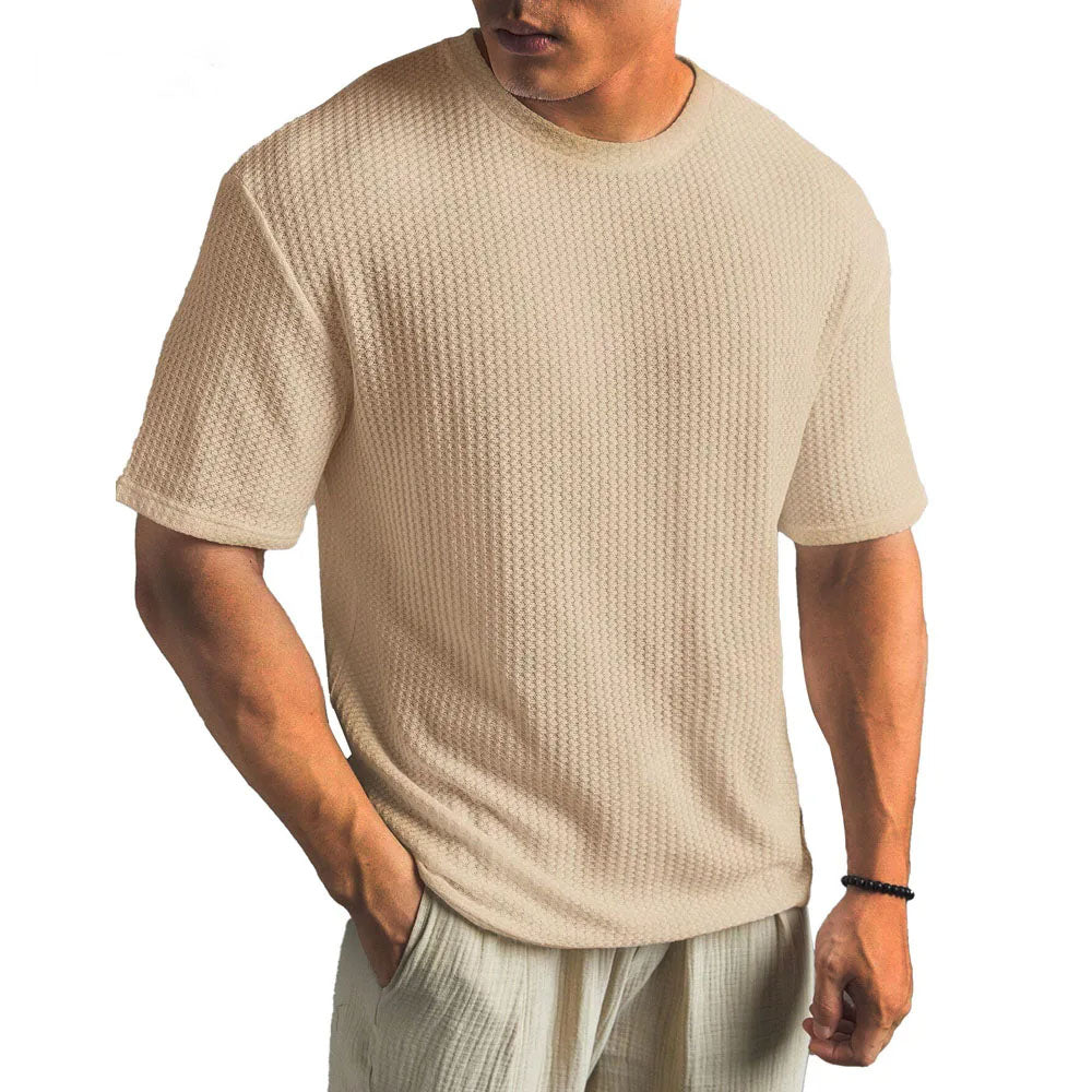 T-Shirt Herren | Struktur-Optik & Atmungsaktiver Komfort