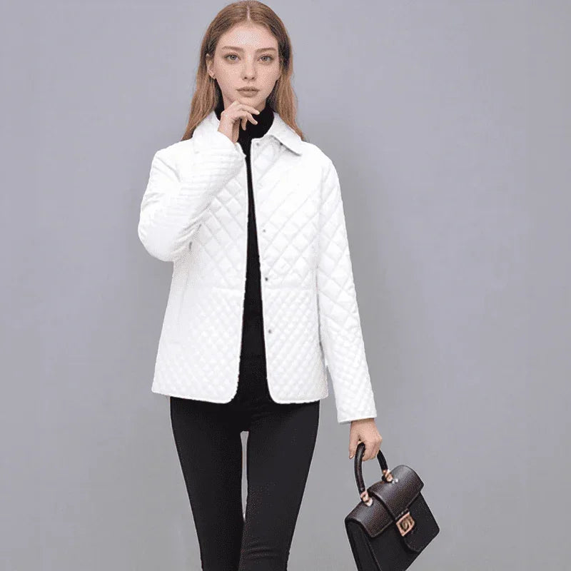 Evoke™ Steppjacke mit Baumwolle und Steppstruktur / Raffinesse und Leichtigkeit für Lhren Eleganten Winter!
