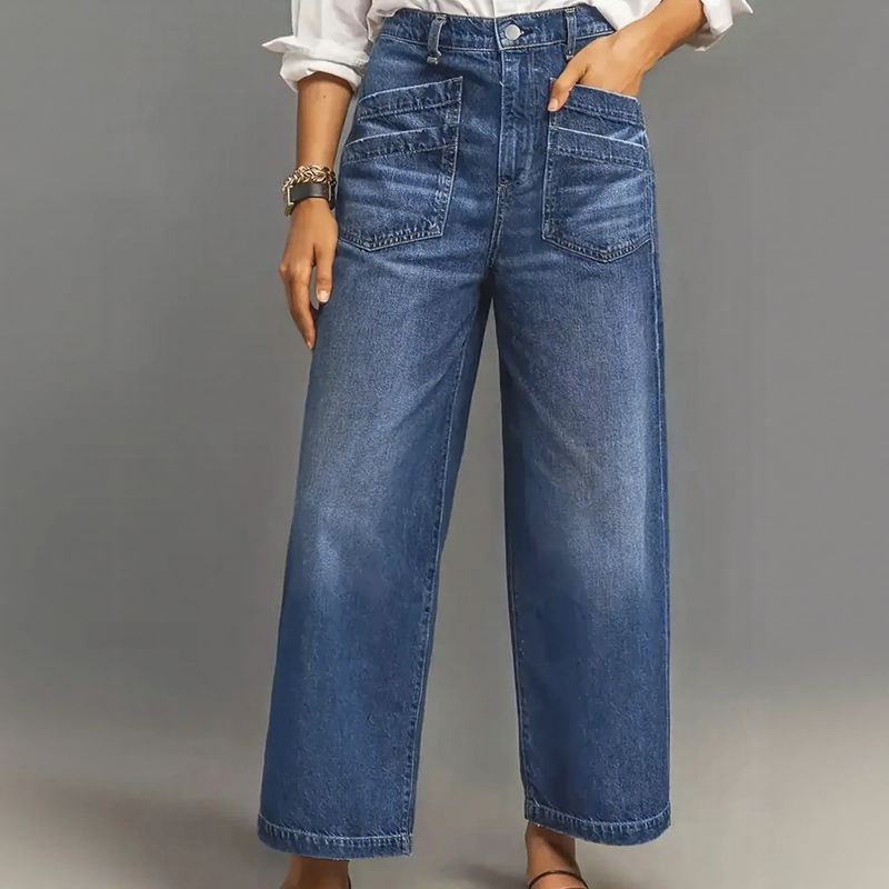 Maeve™ High-Waist Jeans mit Bequemer Passform