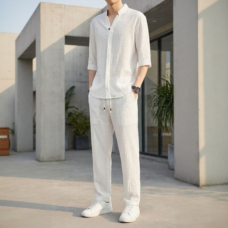 Jonas™ Set mit 3/4-Arm-Hemd und Hose mit Eingrifftaschen