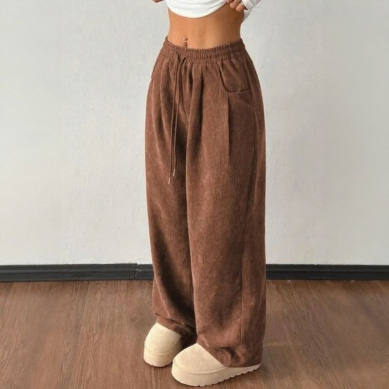 Sara™ Weite Hose aus Premium-Strick mit Struktur