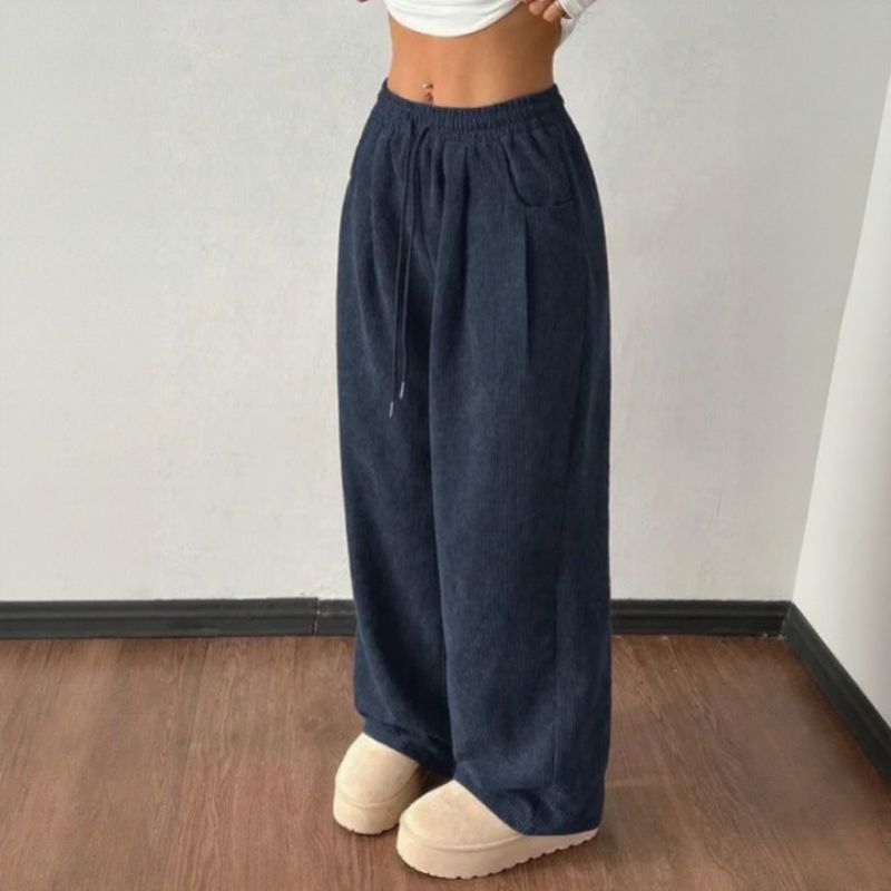 Sara™ Weite Hose aus Premium-Strick mit Struktur
