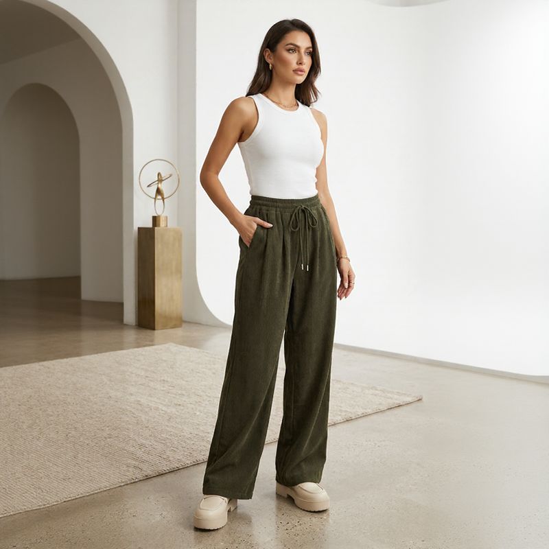 Sara™ Weite Hose aus Premium-Strick mit Struktur