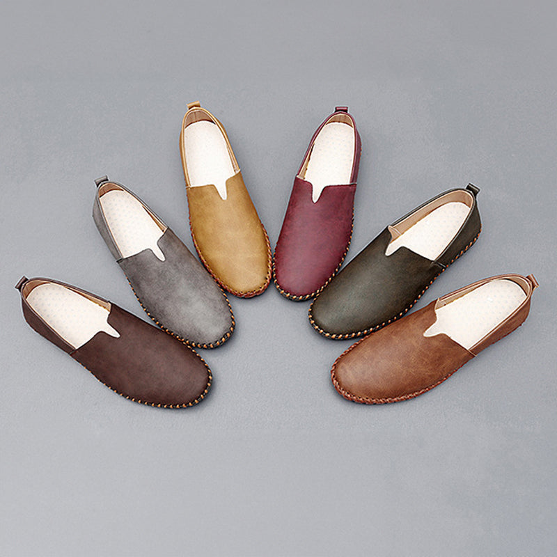 Santorini | Herren Leder Slipper Elegant Komfort Klassisch