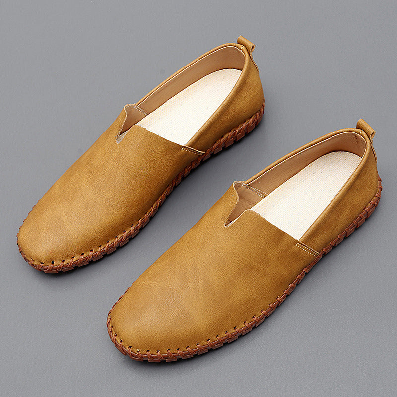 Santorini | Herren Leder Slipper Elegant Komfort Klassisch