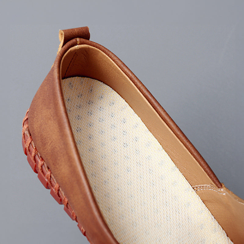 Santorini | Herren Leder Slipper Elegant Komfort Klassisch