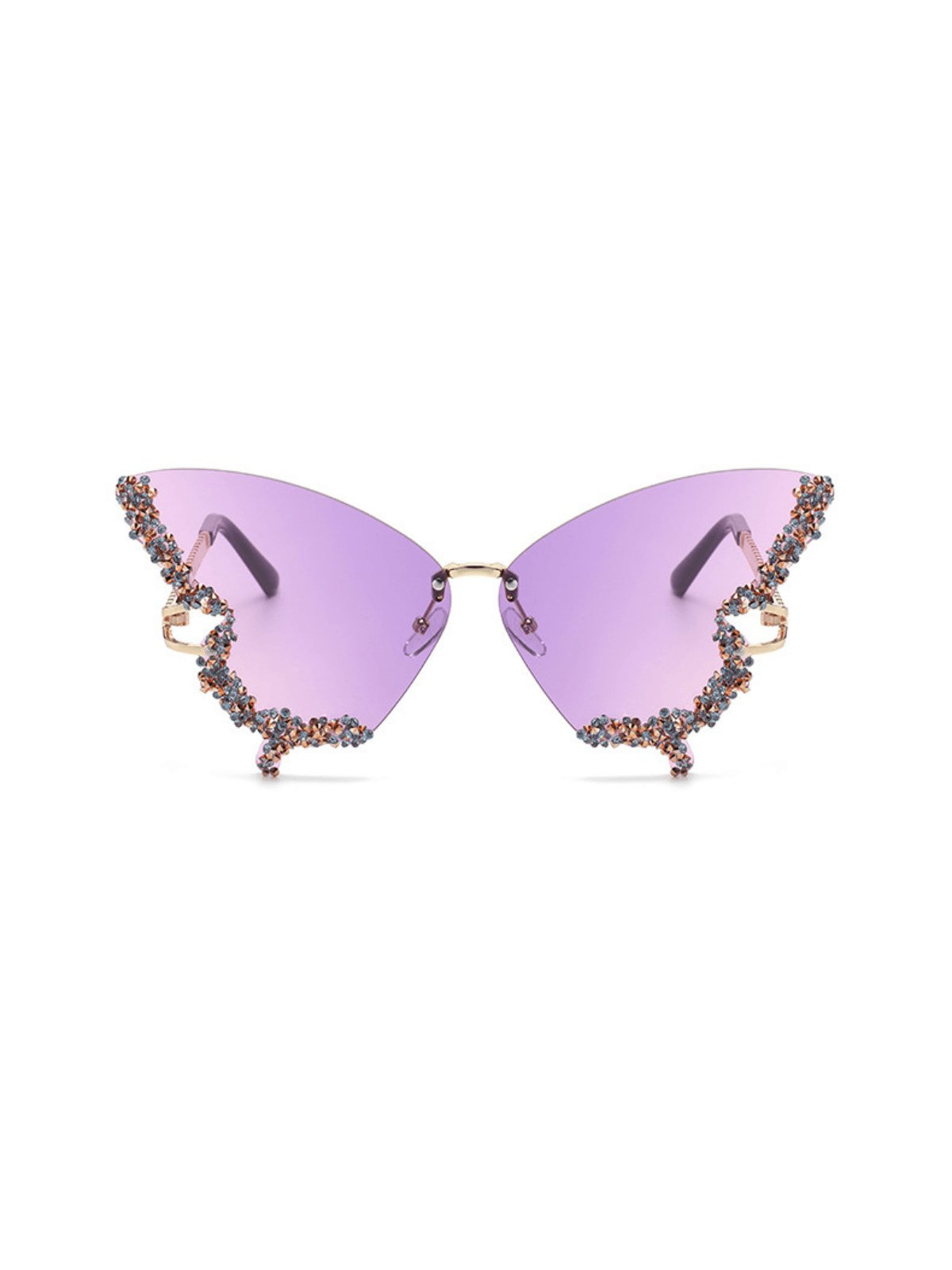 Cleo | Schmetterlings-Sonnenbrille mit Glamour-Look