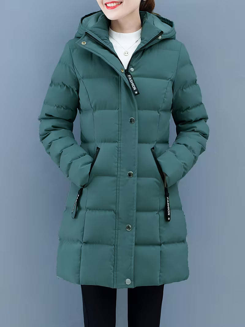 Übergangsjacke Damen | Steppmantel Damen | Kapuze & Windschutz