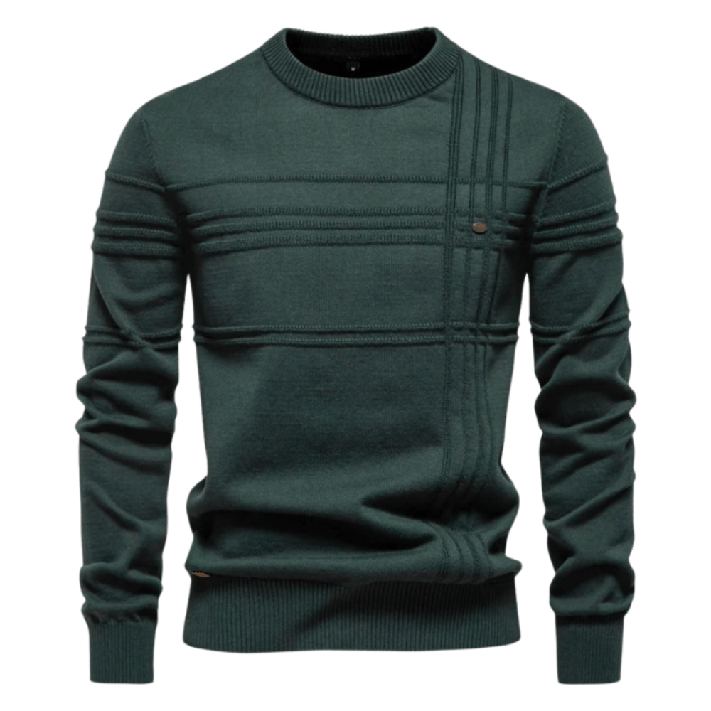 Burkhard | Stilvoller Herrenpullover mit Rautendesign
