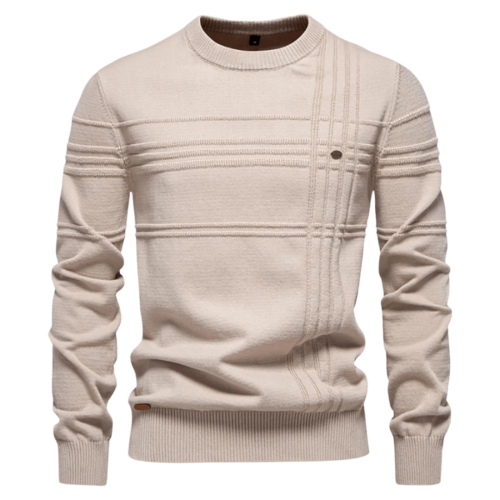 Burkhard | Stilvoller Herrenpullover mit Rautendesign