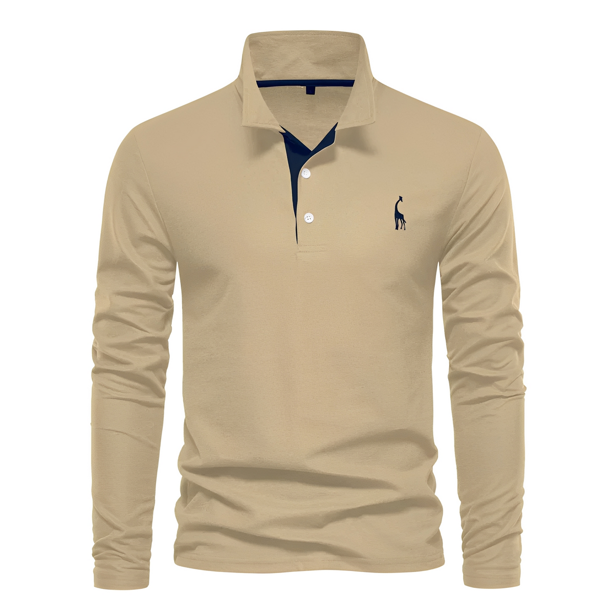 Antoine - Langärmeliges Herren-Poloshirt für den Alltag