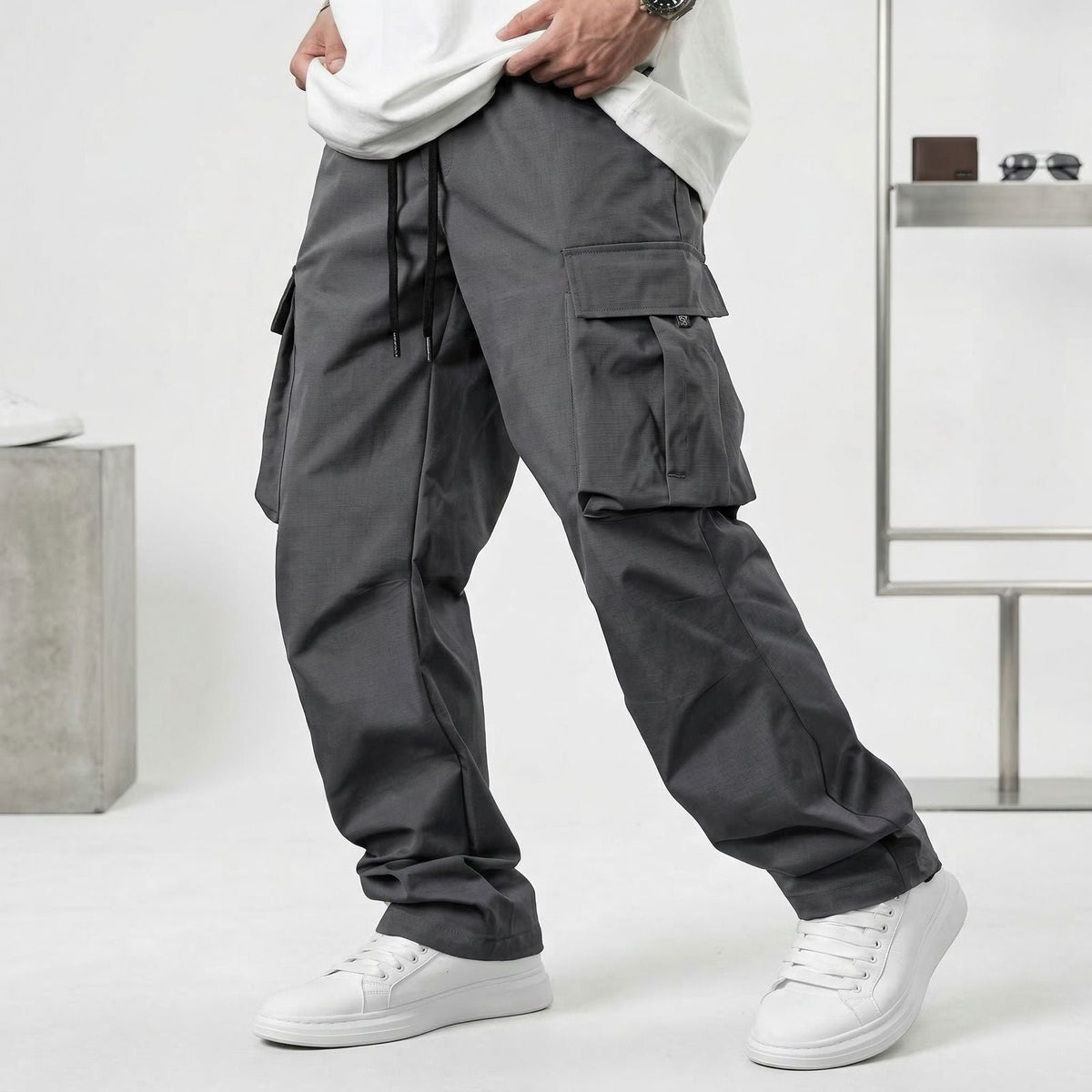 Orion™ Cargo-Hose aus Leichter Twill-Sarja mit Praktischen Utility-Taschen
