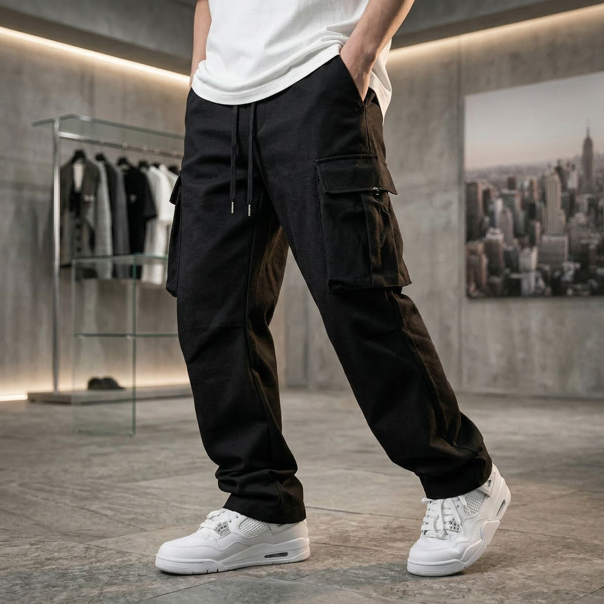 Orion™ Cargo-Hose aus Leichter Twill-Sarja mit Praktischen Utility-Taschen