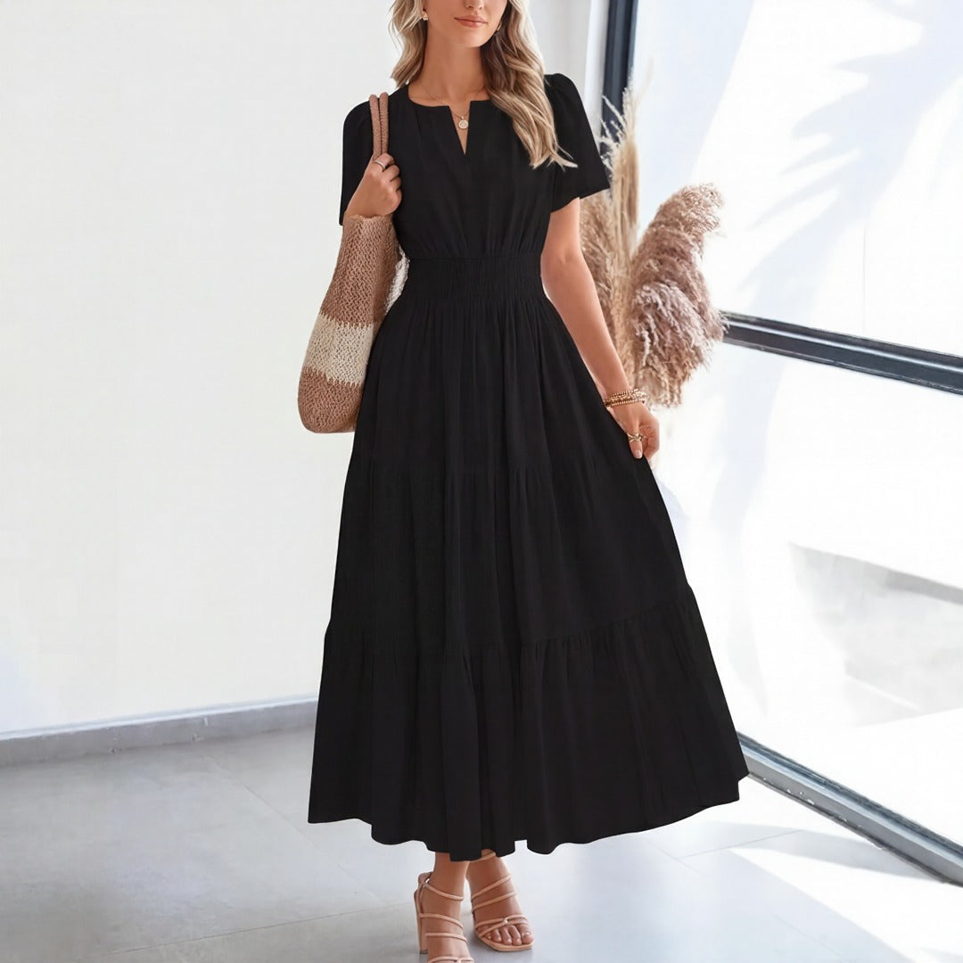Floriana™ Kleid mit Stufenrock und Betonter Taille