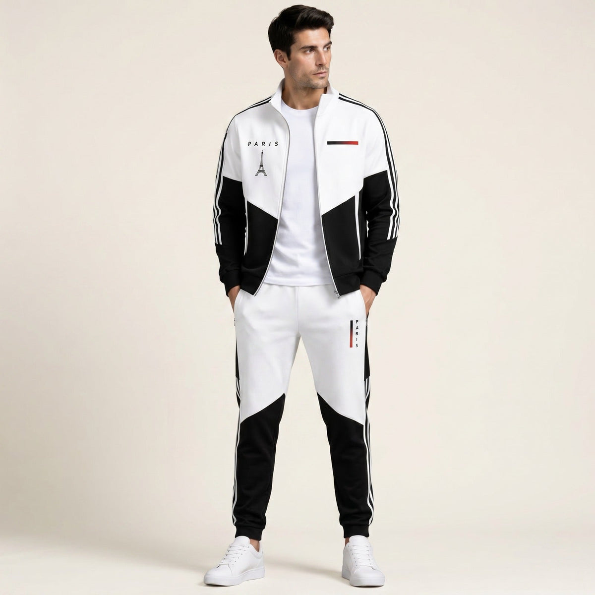 Cassian Paris™ Set mit Stehkragenjacke und Jogginghose