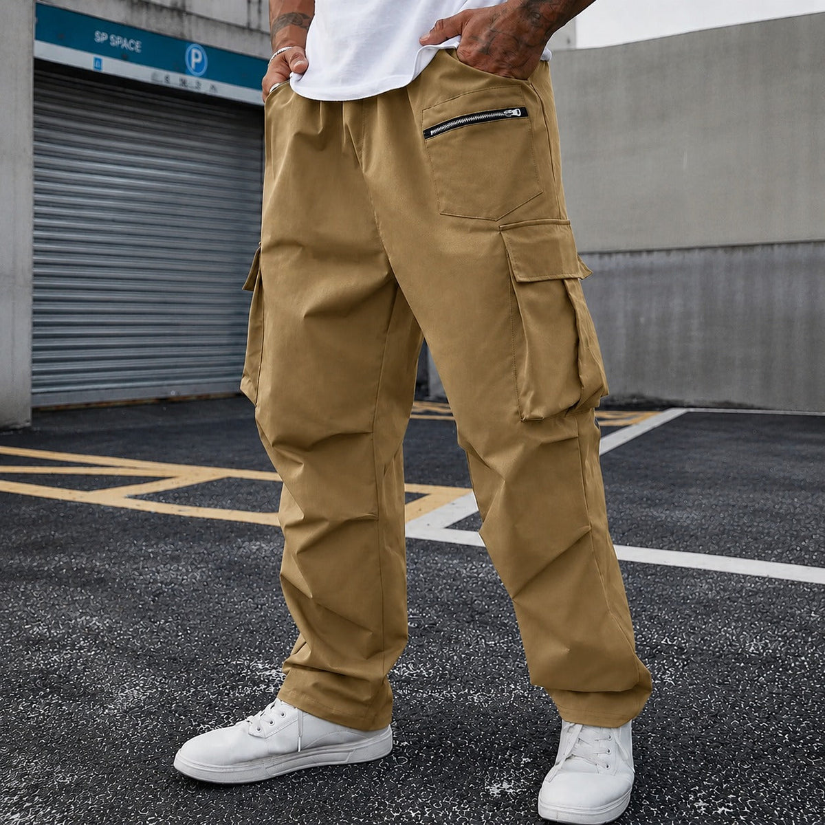 Cargohose Orsen™ mit elastischem Bund, Pattentaschen und lockerem Schnitt