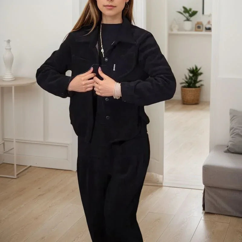 Nordstein™ Set aus Superweichem Cord / Plüsch-Finish und Charme für Den Winter!