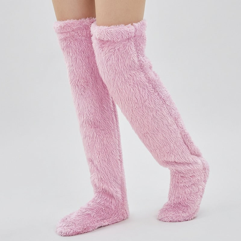 (KAUF 1, ERHALTE 2 GRATIS) Veloura™ Premium Kuschelsocken aus Weichem Plüschstoff