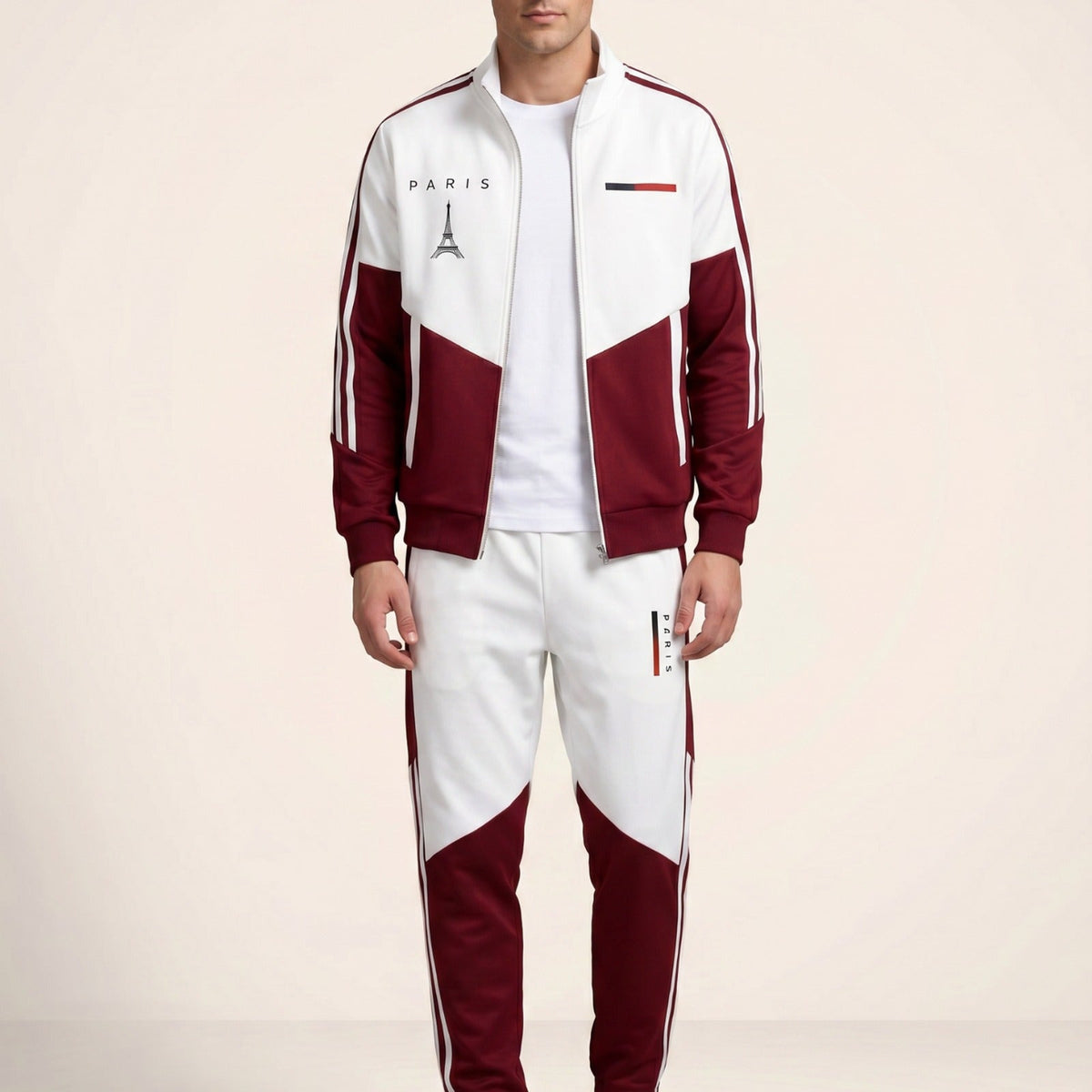Cassian Paris™ Set mit Stehkragenjacke und Jogginghose