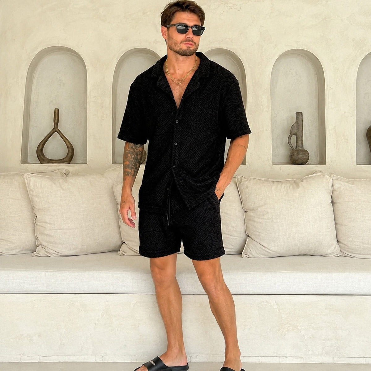 Hampton™ Premium-Strickset mit Resortkragen