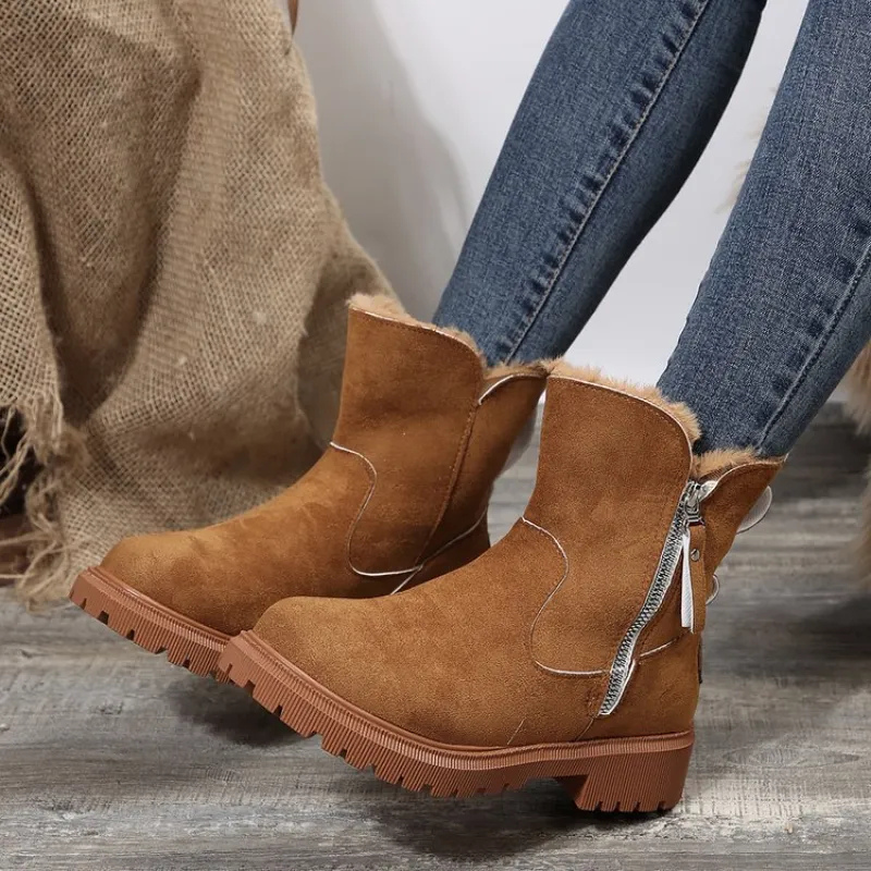 Winterstiefel Damen mit Fellkragen
