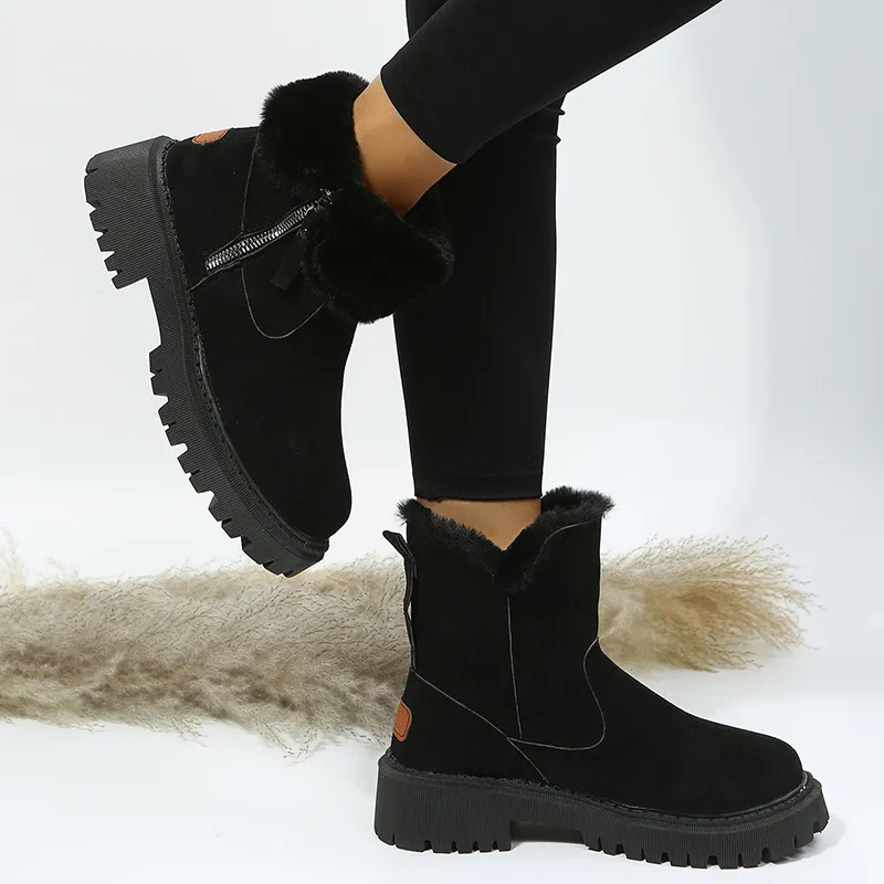 Winterstiefel Damen mit Fellkragen