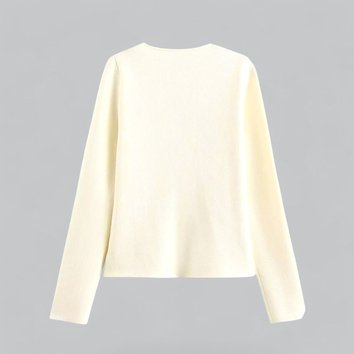 Annika | Damen Frühlings Minimalistischer Cardigan Mit Knöpfen