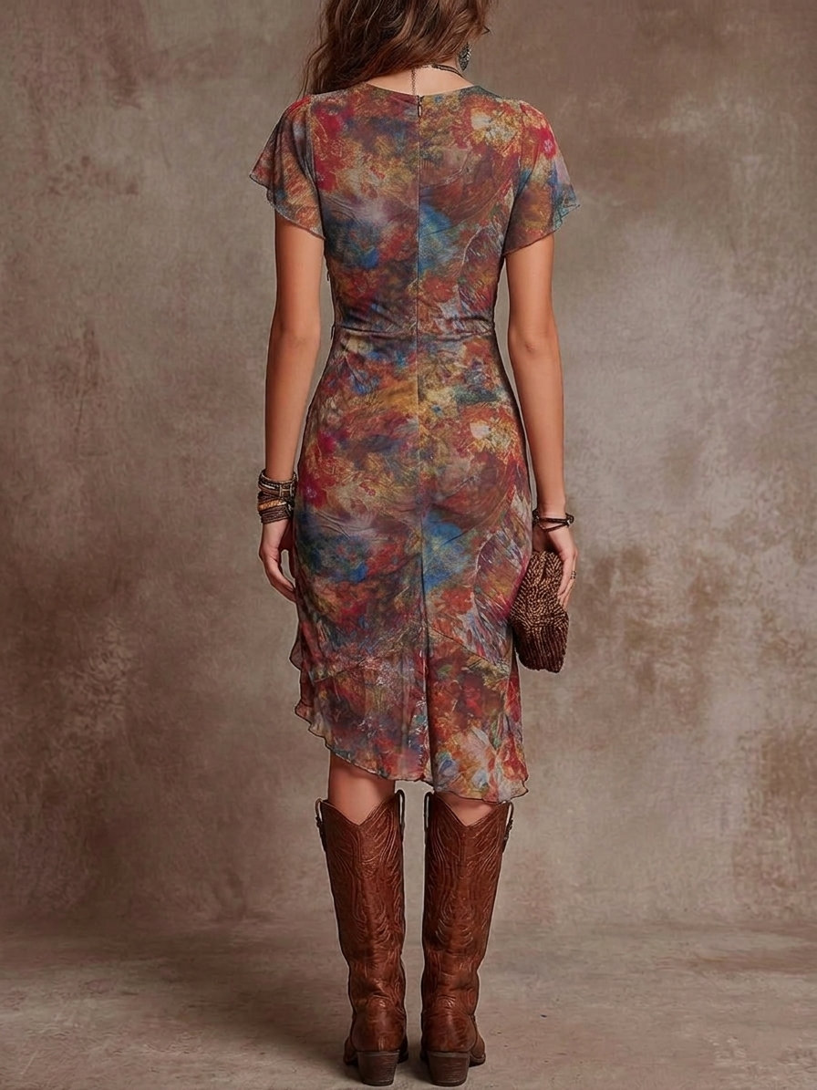 Jacklen –  Plissiertes Midikleid