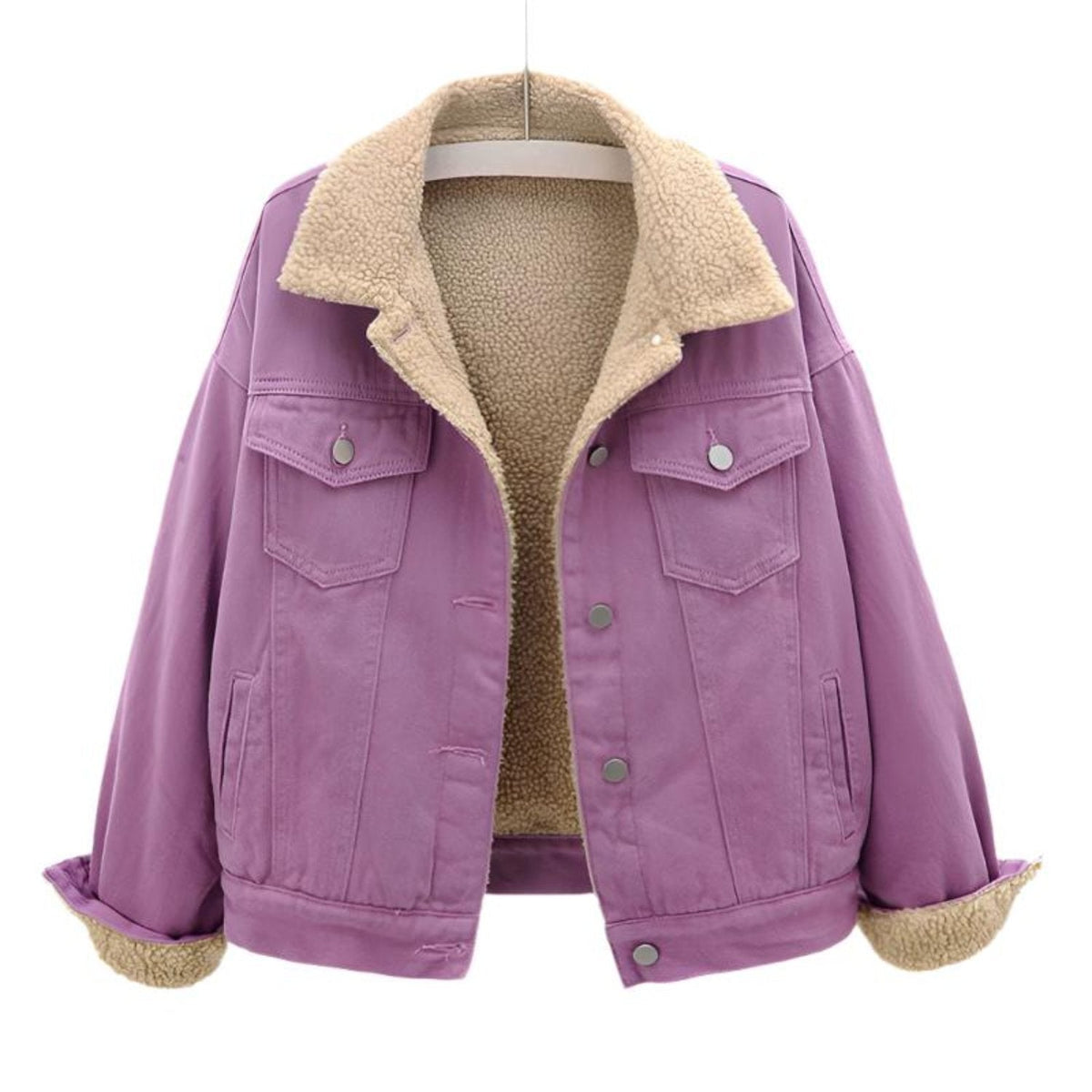 Eva | Damen Freizeit-Winterjacke mit Knopfleiste