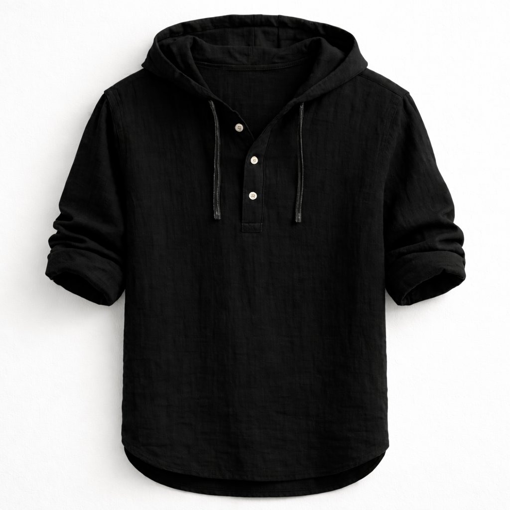 Alton - Atmungsaktiver Leinen-Hoodie