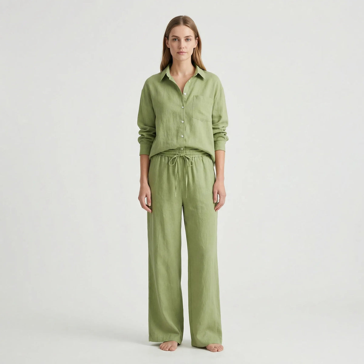 Zweiteiliger Set Damen | Oversized Schnitt & bequemer Kordelbund