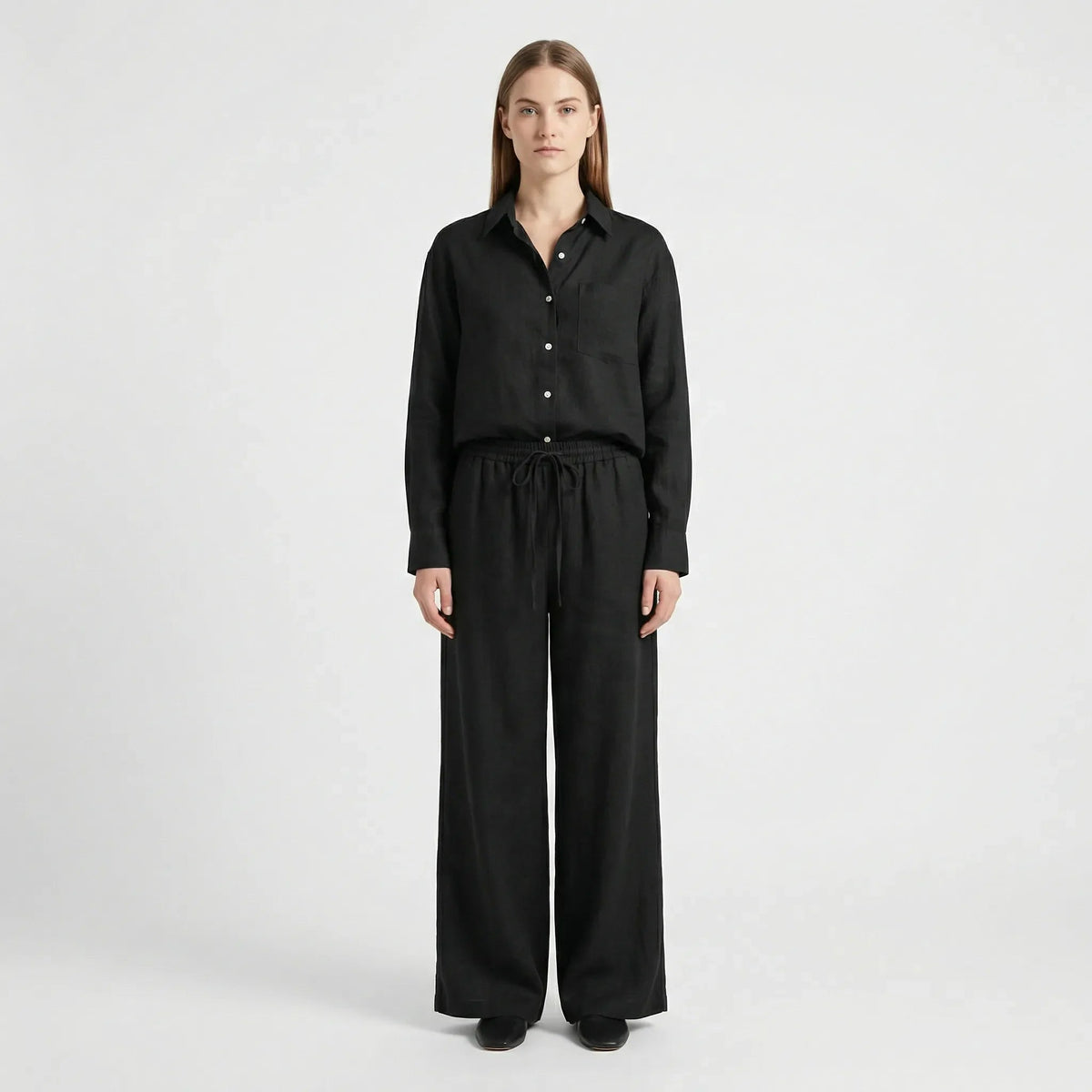 Zweiteiliger Set Damen | Oversized Schnitt & bequemer Kordelbund