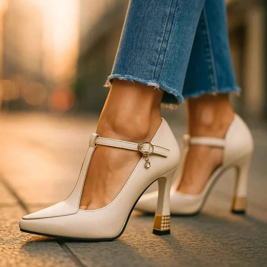 Absatzschuhe Mit Riemchen