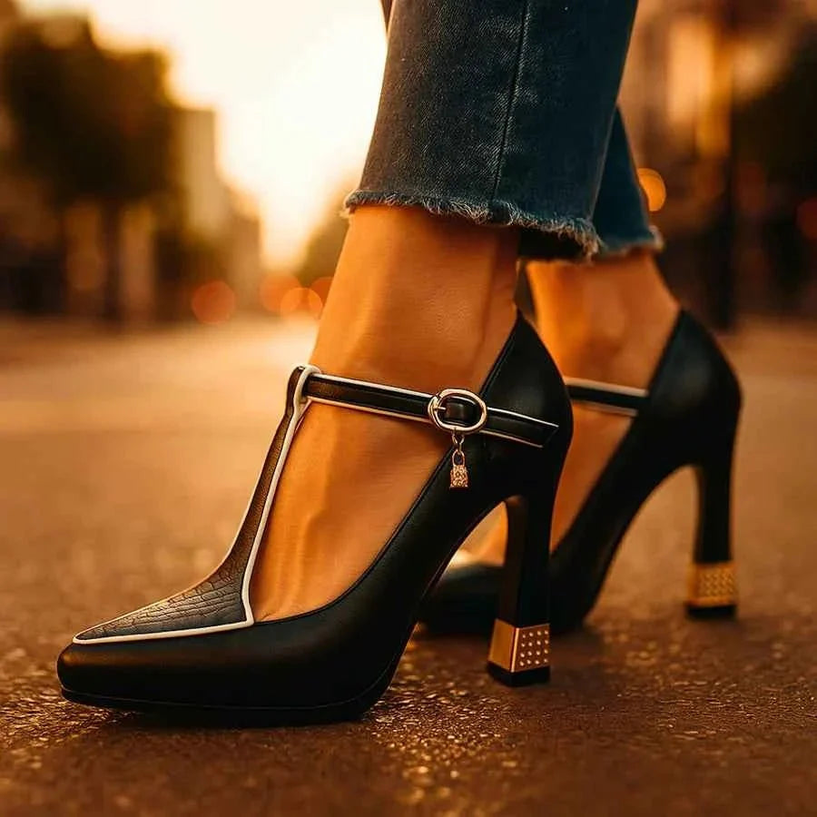 Absatzschuhe Mit Riemchen