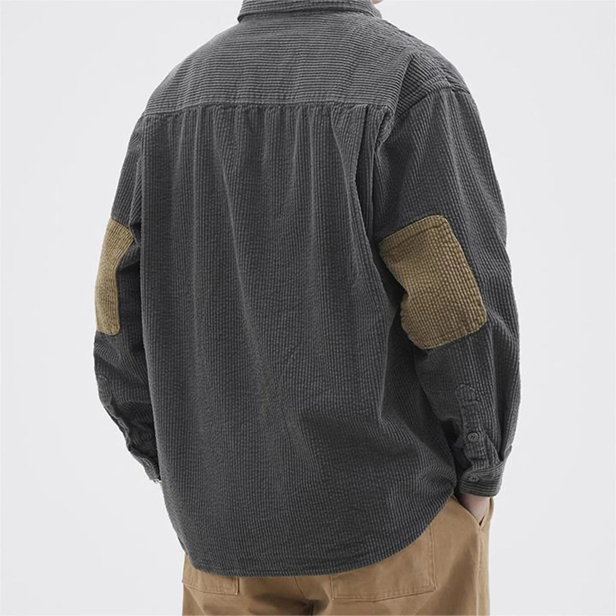 Karl | Herren Redwood Corduroy Hemd mit feiner Linienführung