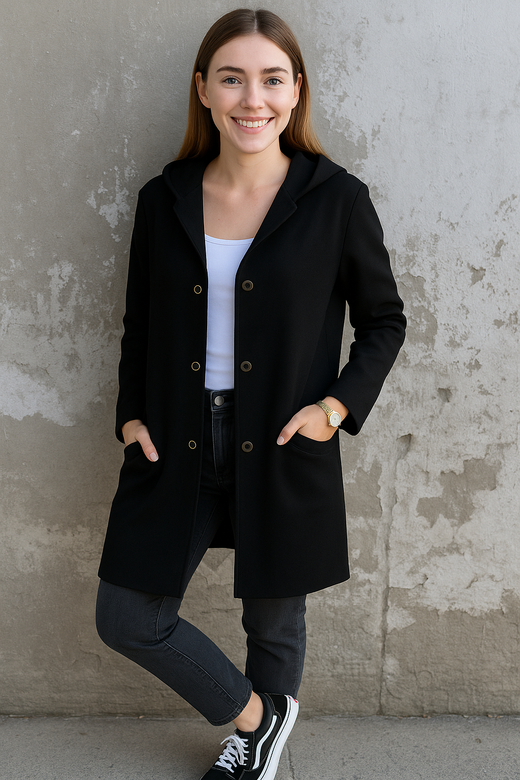 Natalie - Freizeitblazer mit Kapuze